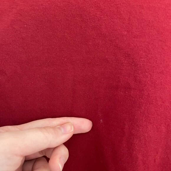 DULUTH TRADING CO COMPANY Mens Longtail T Relaxed Fit Long Sleeve T-Shirt Red M - Picture 10 of 11